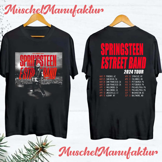 Bruce Springsteen 2024 Double Sides Tee, Bruce Springsteen Tee