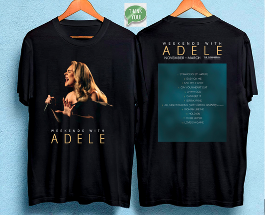 Weekends Adele 2023-2024 Tour T-Shirt World Gift
