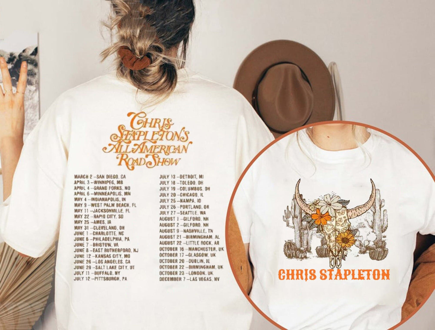 Chris Stapleton Tour 2024 Shirt, Chris Stapleton All American Road Show Shirt