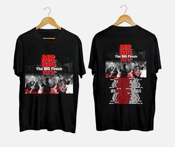 Mr Big The Big Finish Tour 2024 T-Shirt