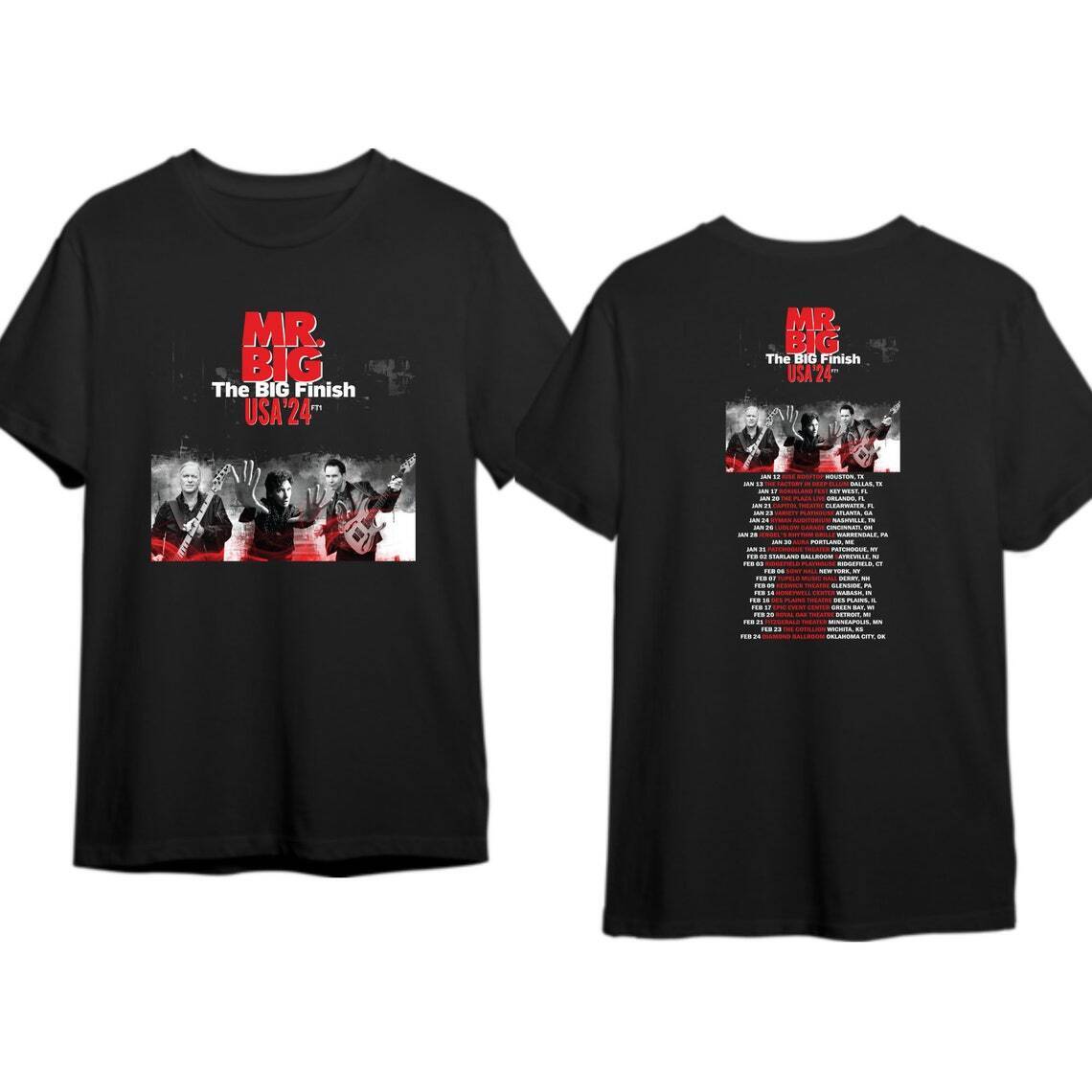 Mr. Big Finish Tour 2024 Shirt, Big Finish Merch Shirt