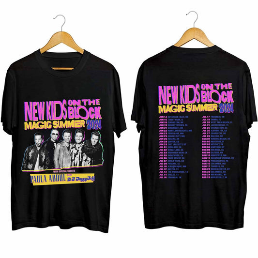 NK on The Block The Magic Summer Tour 2024 Shirt, NK on The Block Band
