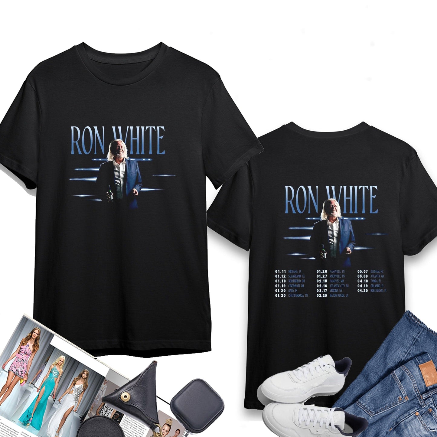 Ron White 2024 Tour Shirt, Ron White Fan Shirt, Ron White 2024 Concert Shirt Fan Shirt, Ron White Fan Gift