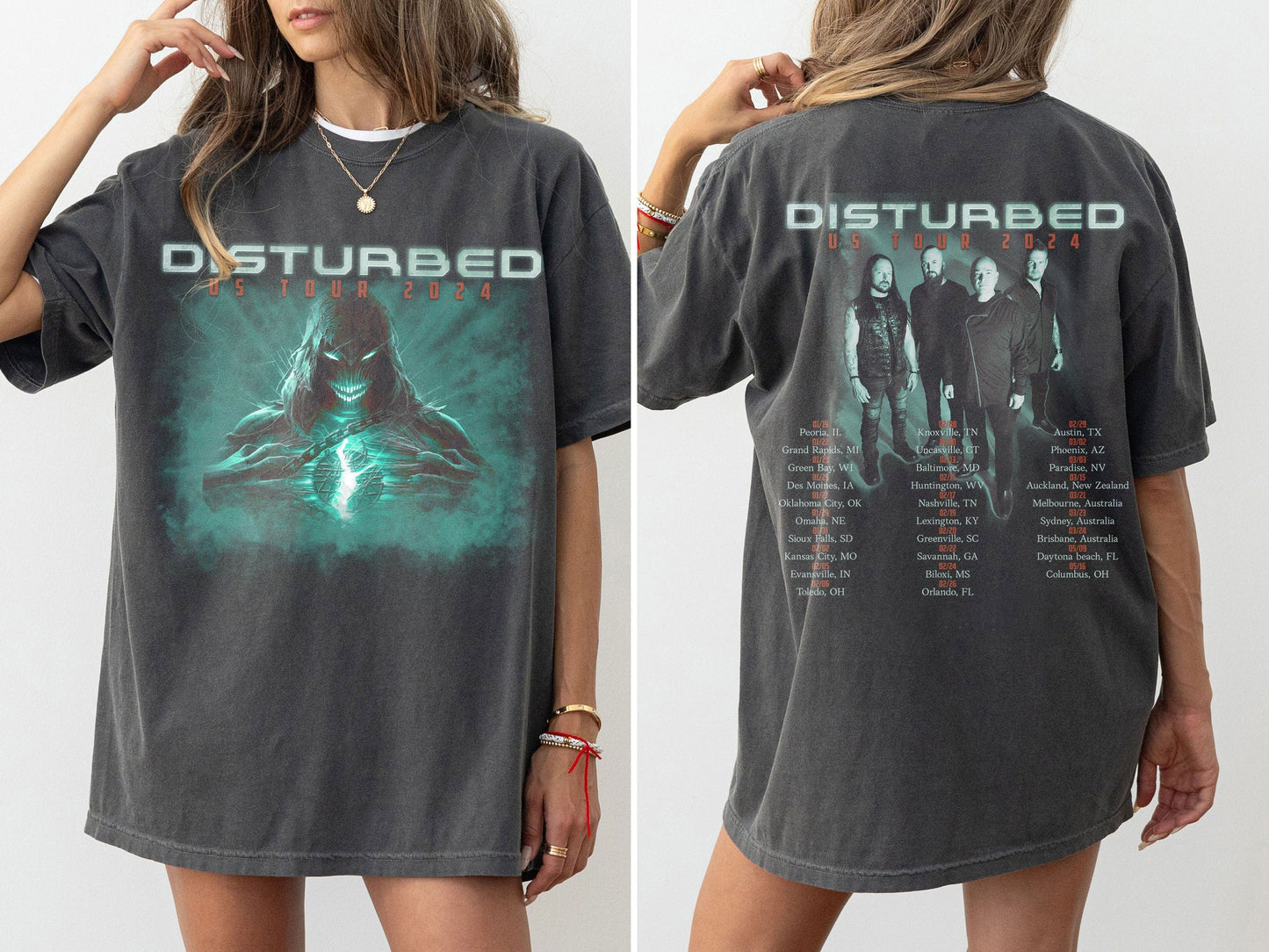 Disturbed US Tour 2024 T-Shirt