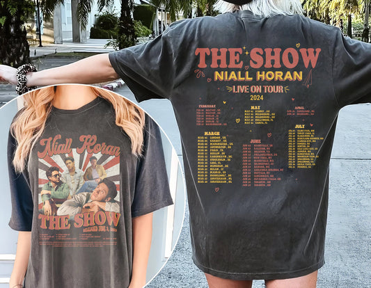 Niall Horan Tracklist Graphic Shirt, The show Live on tour 2024 Shirt