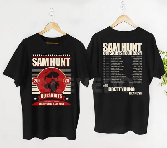 2024 Sam Hunt Outskirts Tour T-Shirt