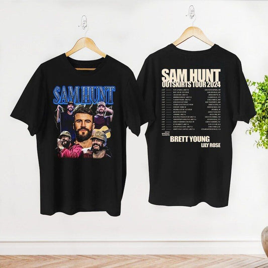 Sam Hunt 2024 Concert T-Shirt, Sam Hunt Fan Gift Tee