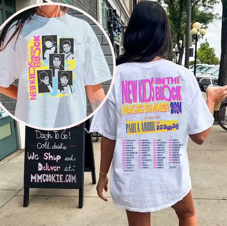 NK on The Block The Magic Summer Tour 2024 Shirt