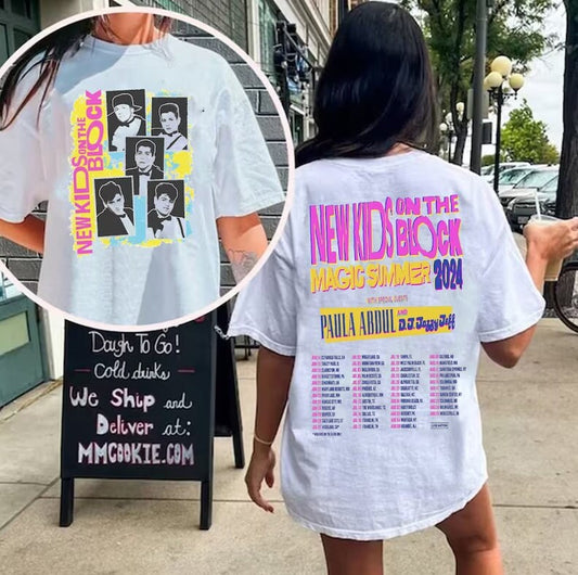 NK on The Block The Magic Summer Tour 2024 Shirt