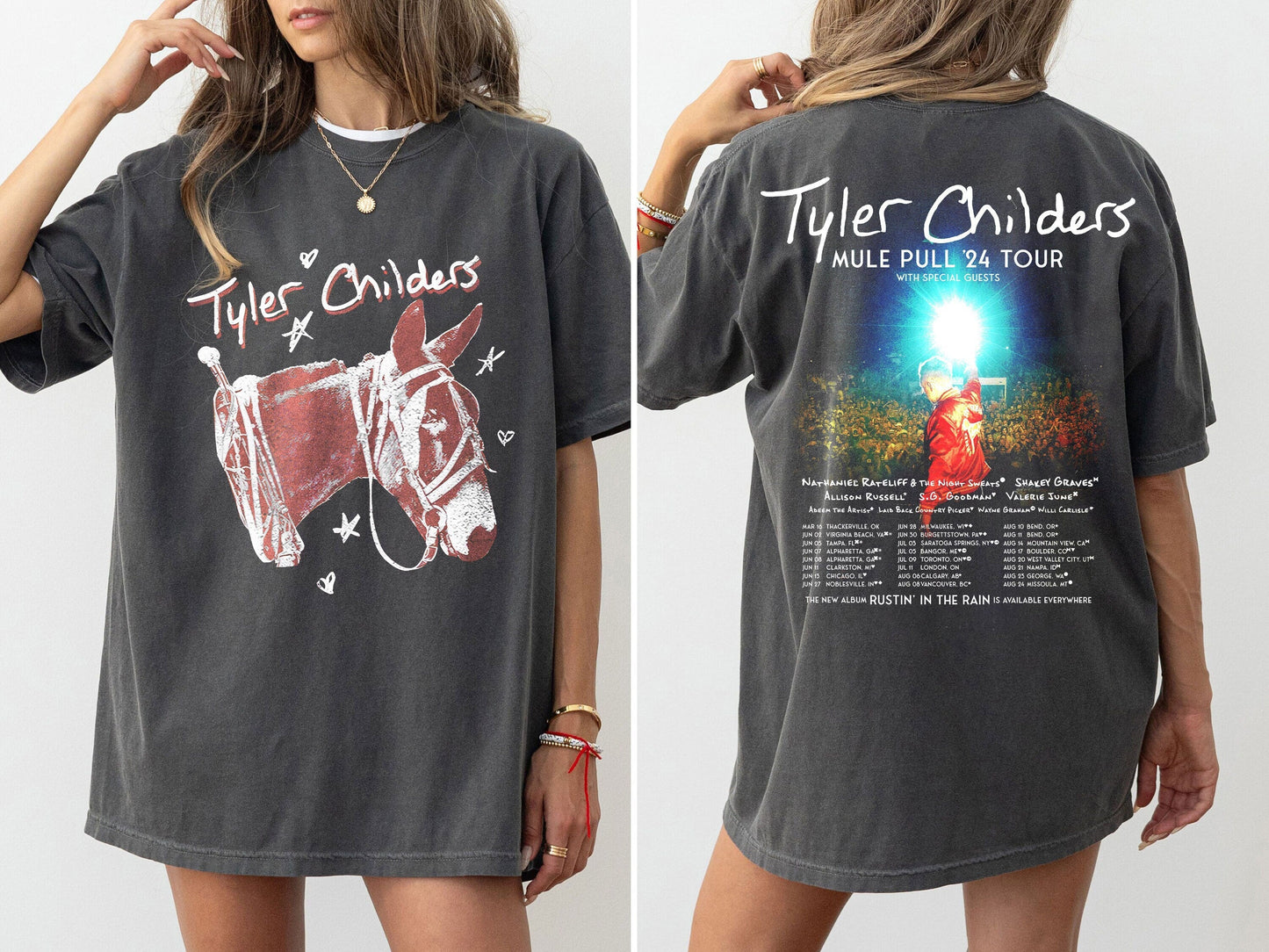 Tyler Childers Mule Pull '24 Tour Shirt