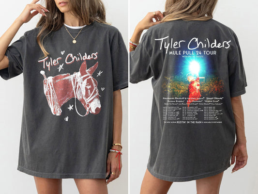 Tyler Childers Mule Pull '24 Tour Shirt