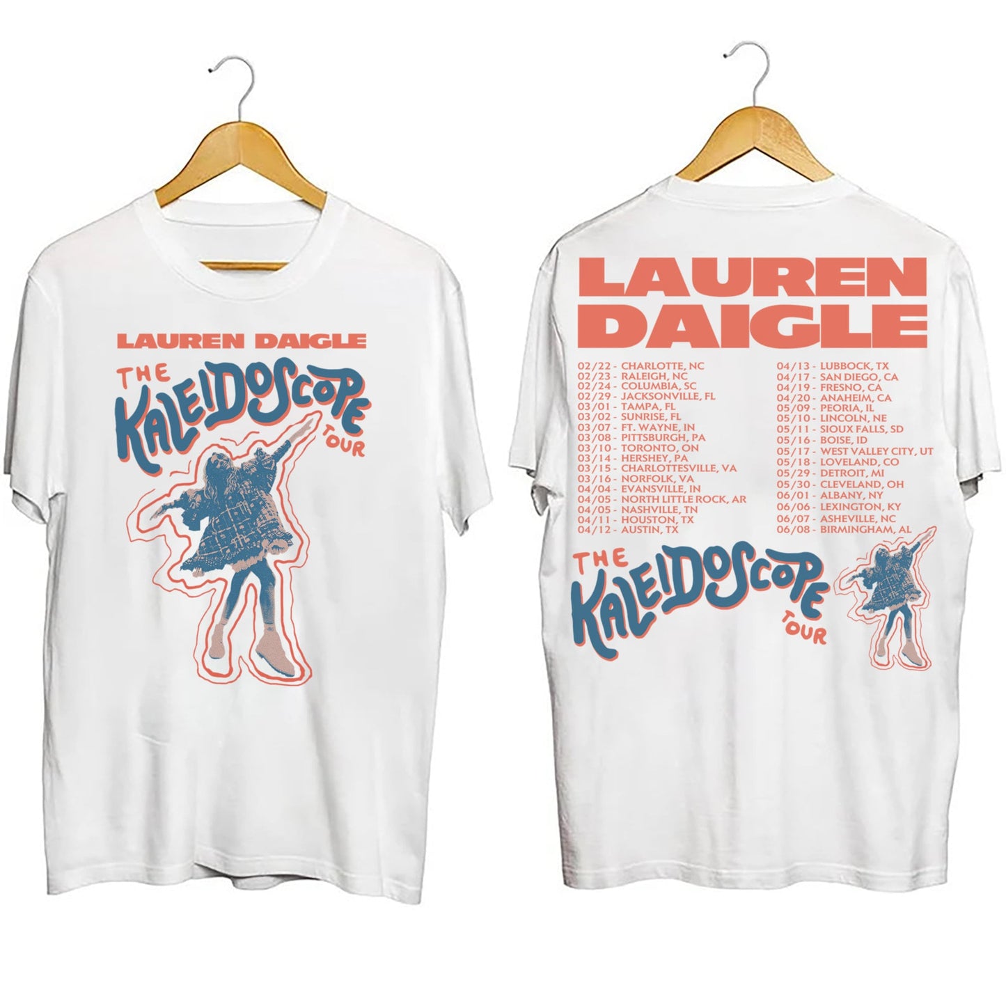 Lauren Daigle 2024 Tour Thank God I Do Png, Lauren Daigle Fan T Shirt