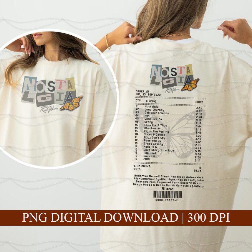 Rod Wave Nostalgia Tour Shirt