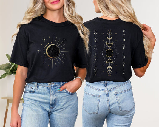 Total Solar Eclipse Shirt | Path of Totality Shirt | Countdown to Totality | Celestial Shirt | Astronomy Sun Shirt
