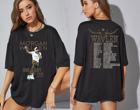 Wallen Graphic Shirt, 2024 Music Tour Shirt, Gift For Fan