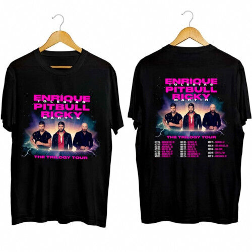 Enrique Iglesias X Pitbull X Ricky Martin The Trilogy Tour 2023 T-shirt