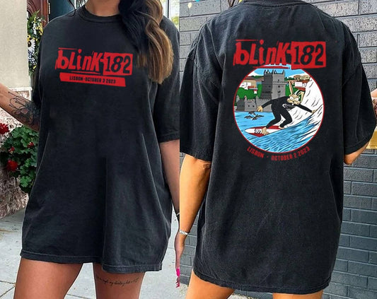 B182 Shirt, B182 In Lisbon shirt, B182 Rock Shirt, Tour 2023-2024 Shirt Shirt