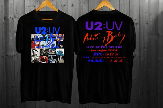 U2:UV Achtung Baby Live at Sphere 2023 & 2024 Tour Shirt, U2 UV Achtung Baby Live at Sphere Concert Shirt, U2 Achtung Baby 2024 Shirt