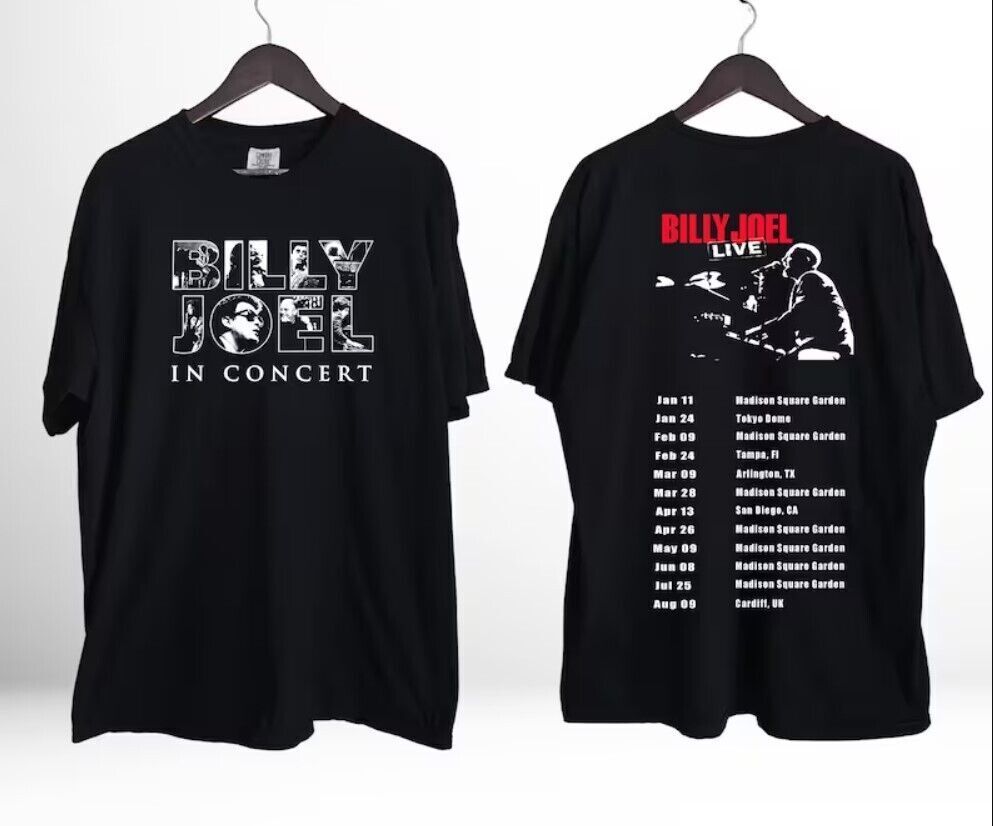 Billy Joel 2024 Concert Tour Shirt