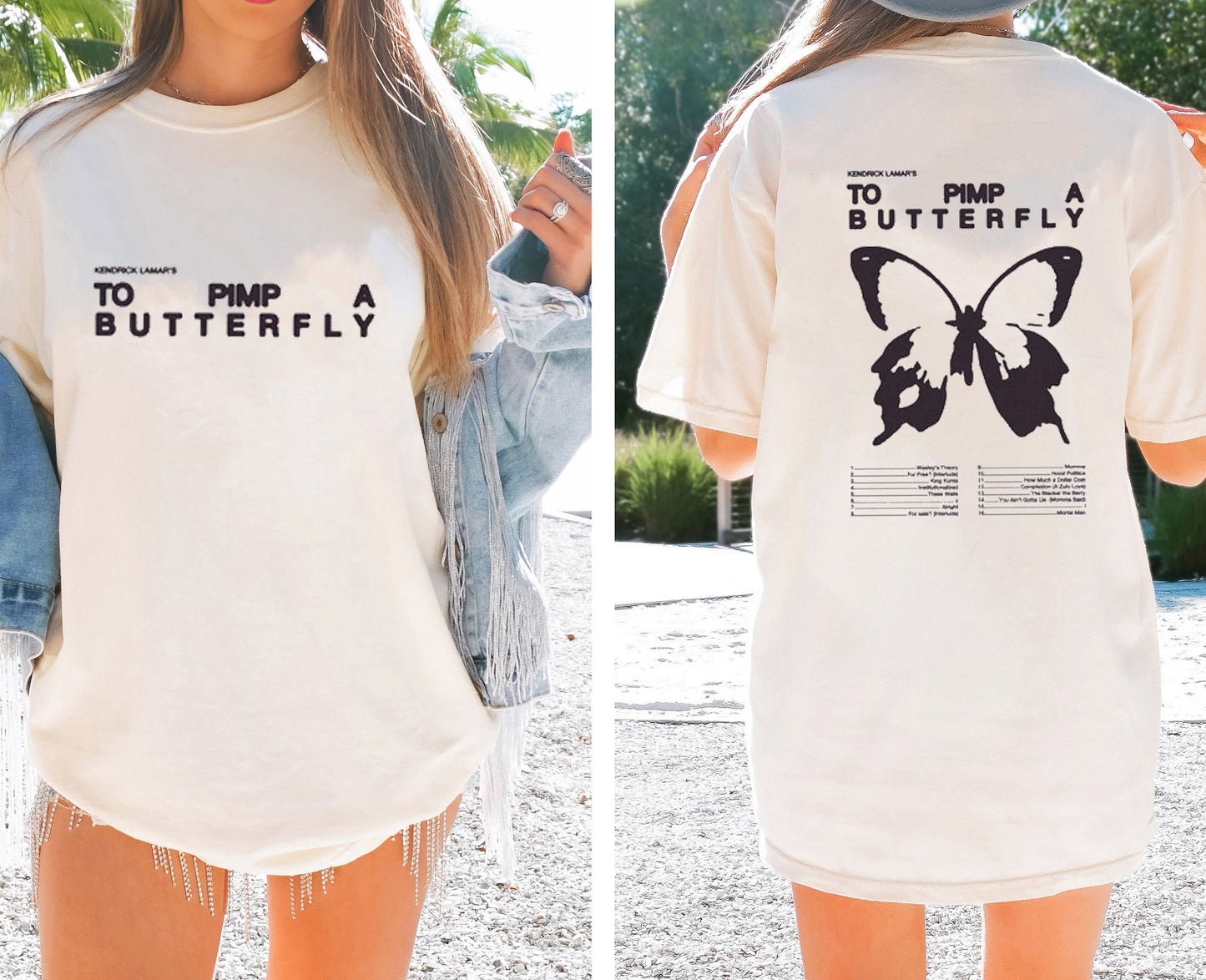Kendrick Lamar To Pimp A Butterfly Album 90s Rap Music Shirt