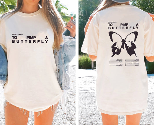 Kendrick Lamar To Pimp A Butterfly Album 90s Rap Music Shirt