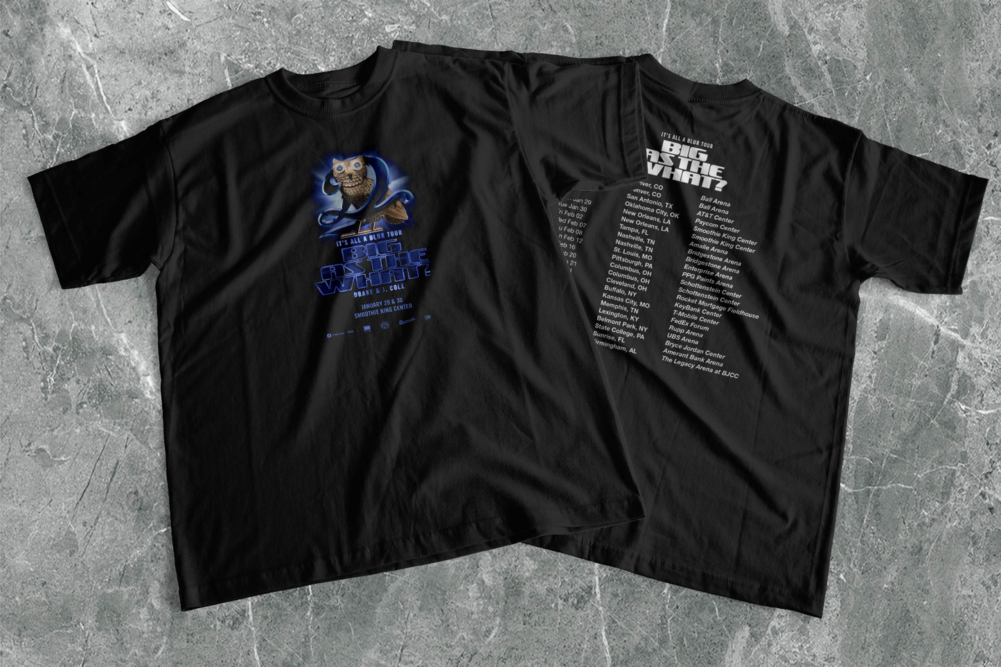 New Drake and J. Cole Big As A What Tour 2024 T-Shirt