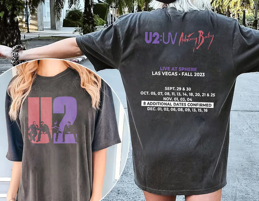 U2 Las Vegas Shirt ,U2 Ultraviolet Sphere 2023,U2 UV Shirt