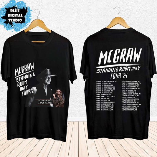 Tim McGraw 2024 Tour Standing Room Only Shirt, Tim McGraw Fan Shirt