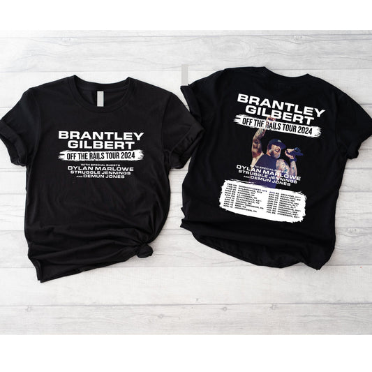 Brantley Gilbert Off The Rails Tour 2024 Shirt