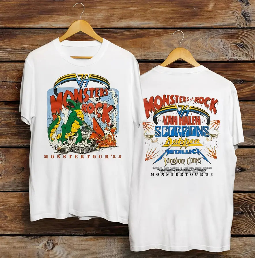 Screen Stars 1988 Monsters of Rock Tour T shirt