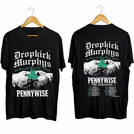Dropkick Murphys St. Patricks Day Tour 2024 Shirt, St. Patricks Day 2024 Concert