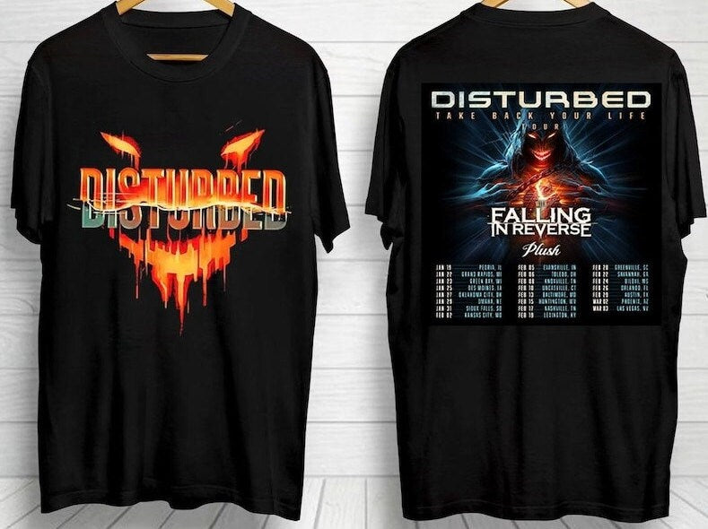 Disturbed 2024 Tour T-Shirt Concert shirt, Disturbed Concert Shirt