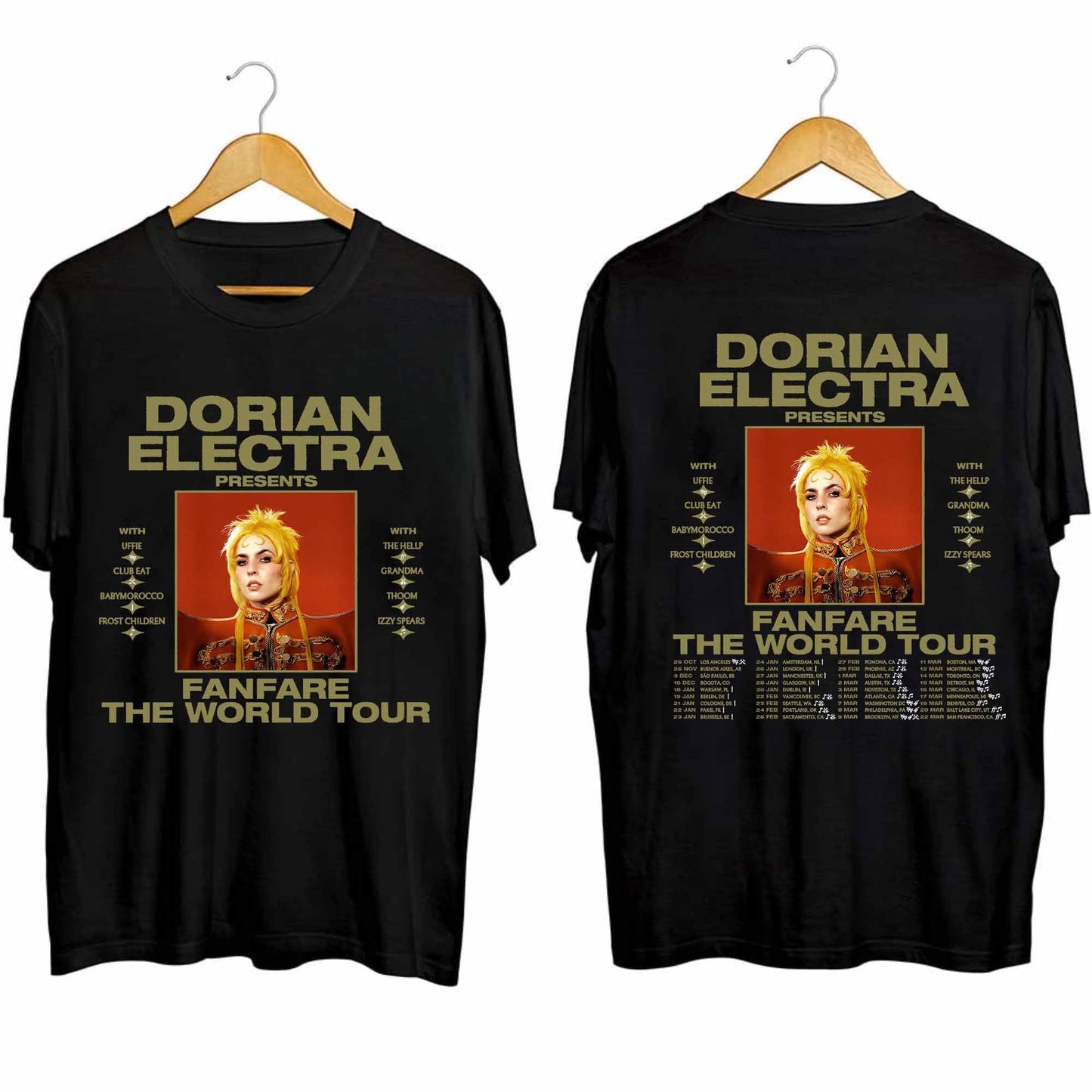 Dorian Electra Fanfare World Tour 2024 Shirt