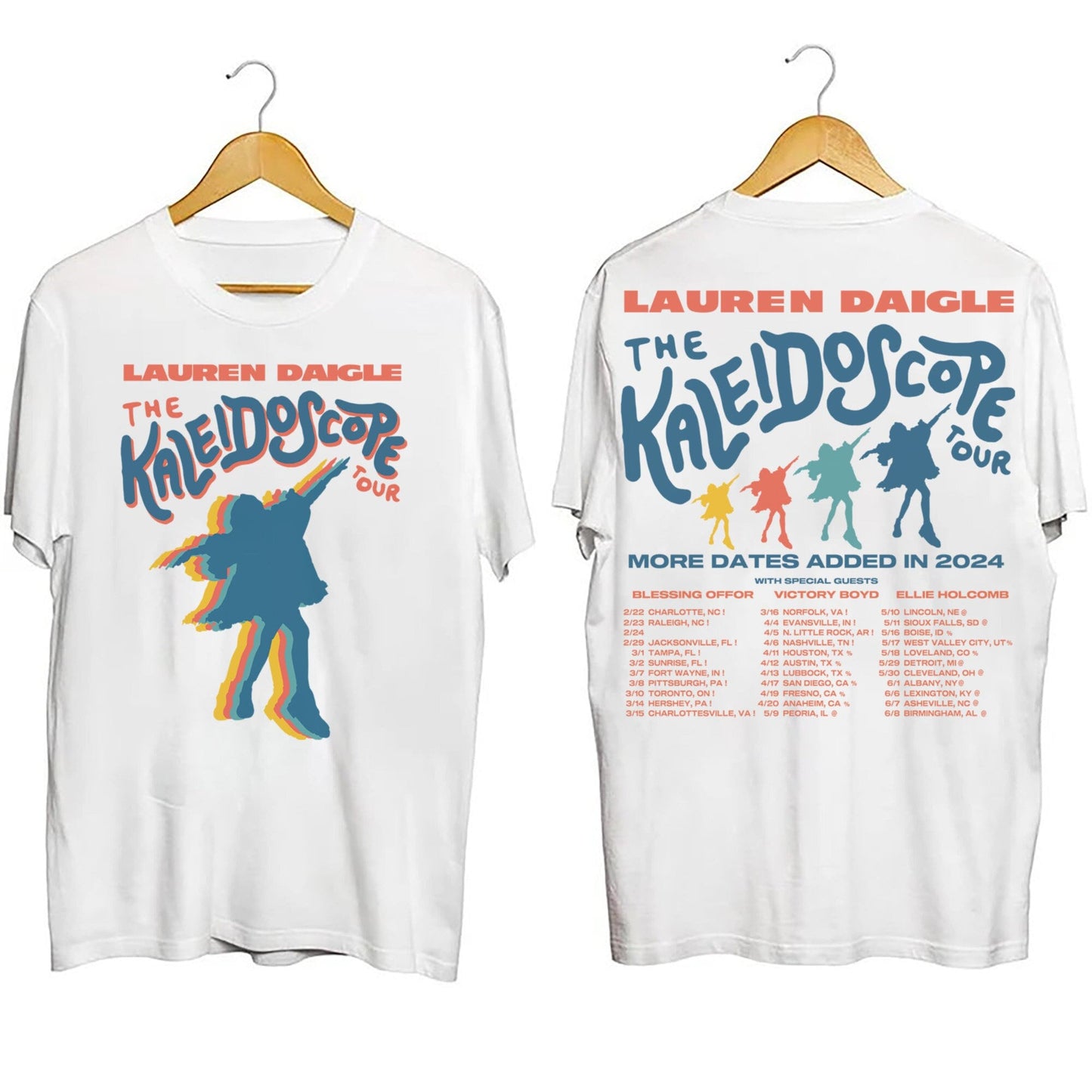 Lauren Daigle The Kaleidoscope Tour Shirt, Thank God I Do Tour Tee, Music Tour 20224