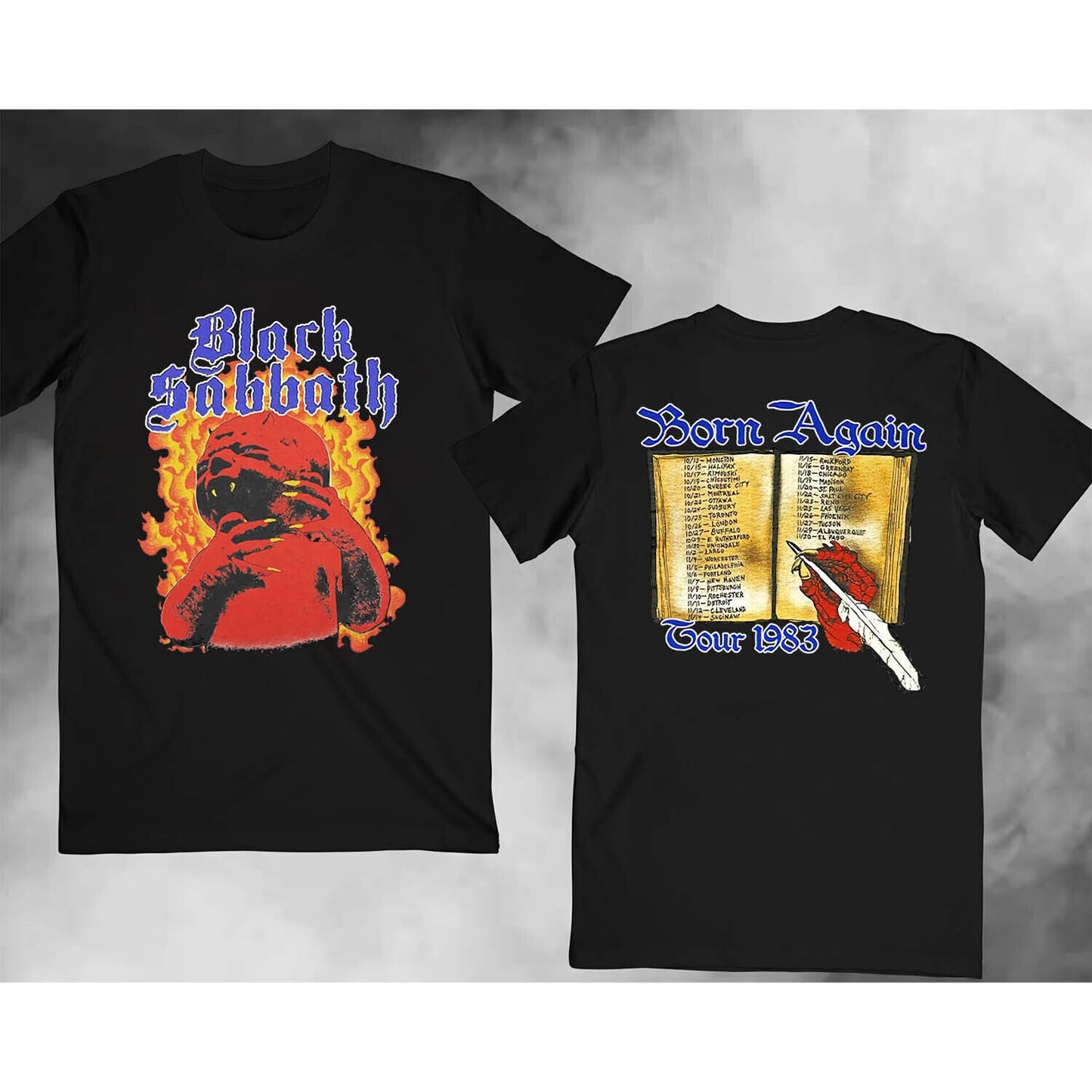 Black Sabbath 1983 Born Again Tour Shirt