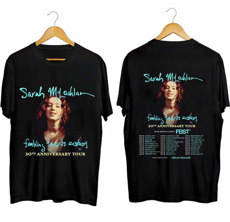 Sarah McLachlan Music Tour Shirt 2024 Unisex For Fans S-3XL