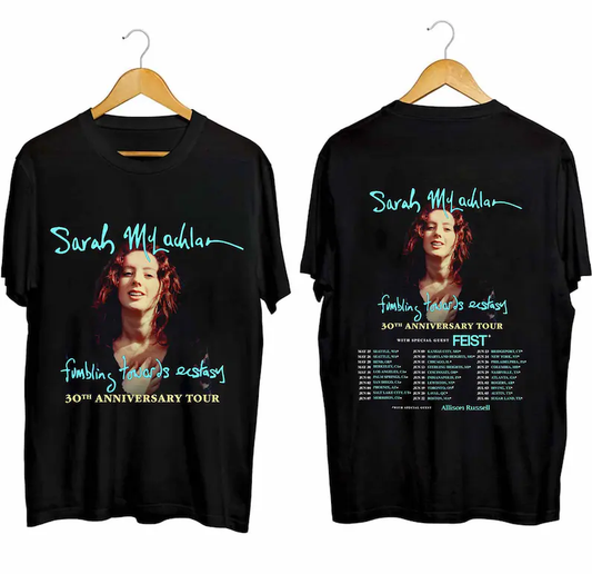Sarah McLachlan Music Tour Shirt 2024 Unisex For Fans S-3XL
