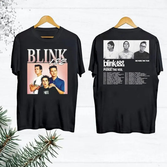 Graphic B182 Band T-Shirt, B182 One More Time 2024 Tour T Shirt