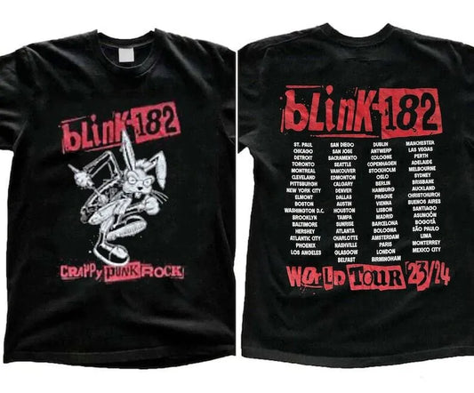 B182 World Tour 2023-2024 Shirt, Vintage B182, B182 Band