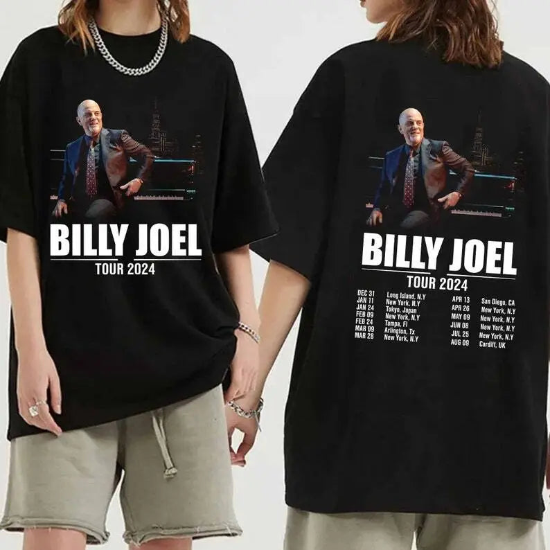 Billy Joel World Tour 2024 Concert Shirt, Billy Joel World Tour For Fan