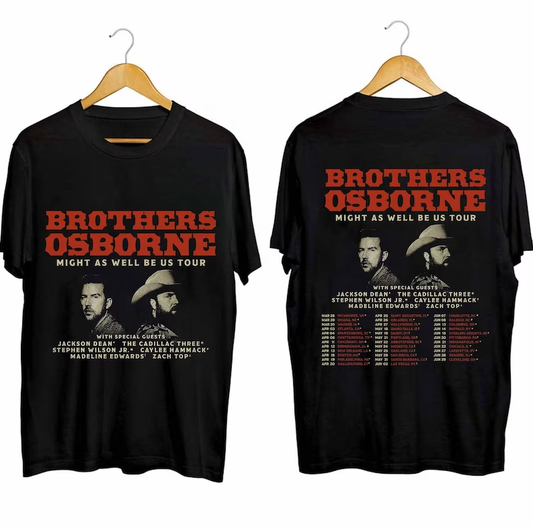 Brothers Osborne Music Tour Shirt 2024 Unisex For Fans