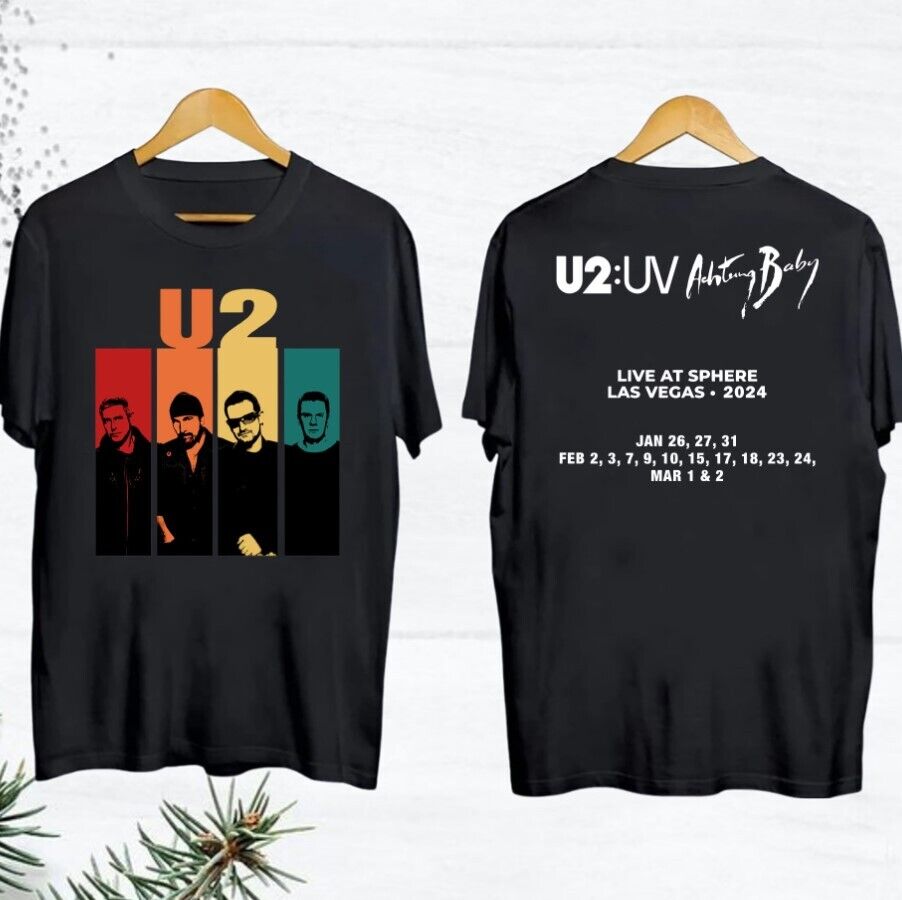 90S Vintage Achtung Baby Tour 2024 U2 Band Tshirt, U2 Live At Sphere Shirt, U2 R