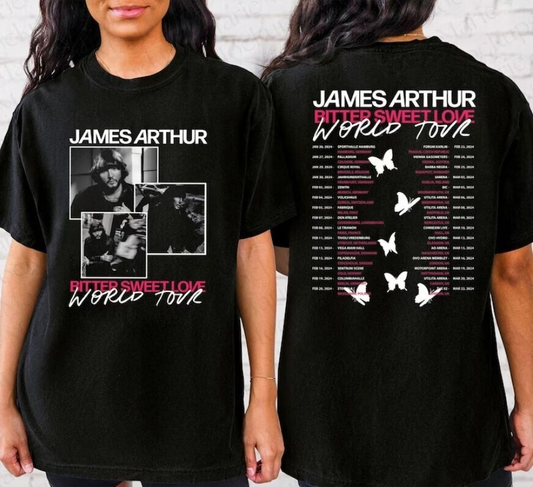 James Arthur Tour 2024 Shirt