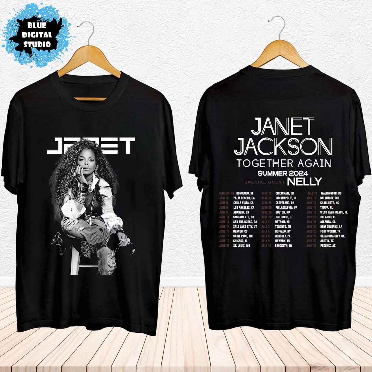 2024 Tour Janet Jackson Together Again T-Shirt