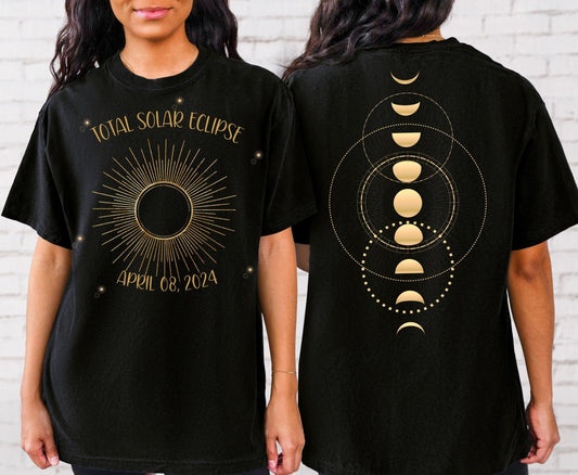 Total Solar Eclipse Shirt, April 8, 2024, Moon Astronomy Gift