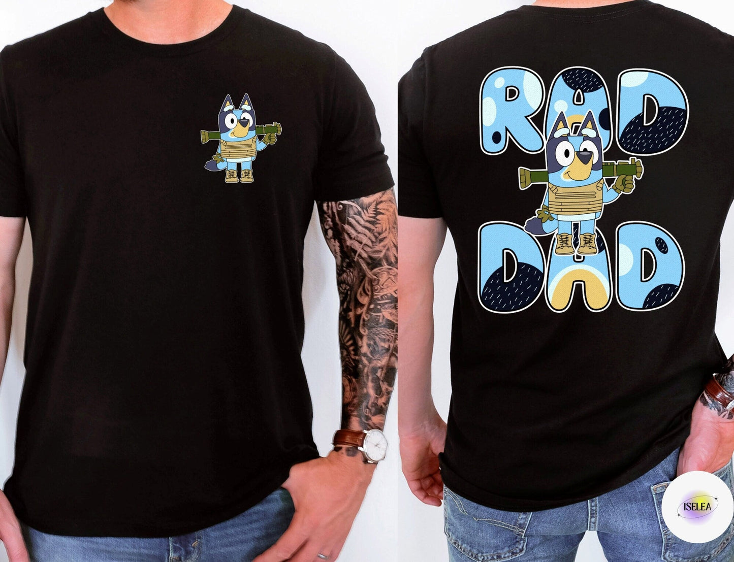 BlueyDad Rad Dad Shirt, BlueyDad Bandit Super Cool Dad Shirt