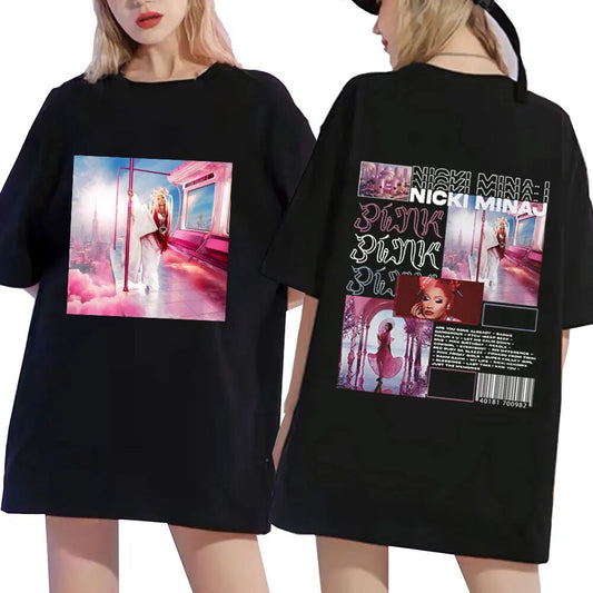 Rapper Nicki Minaj Pink Friday 2 Music Album Graphic T Shirt