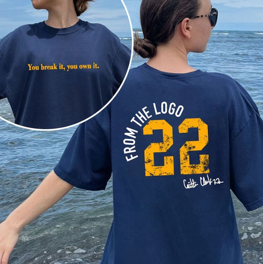 Vintage You Break It You Own It Shirt, Caitlin Clark Shirt, Clark and Clark Shirt