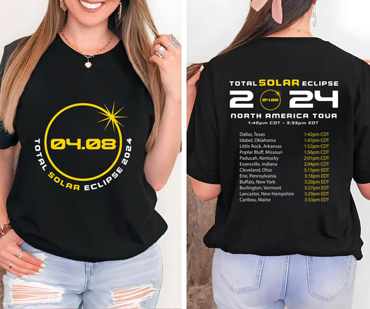 Total Solar Eclipse 2024 Shirt, April 8th 2024 Shirt, Eclipse Event 2024 Shirt