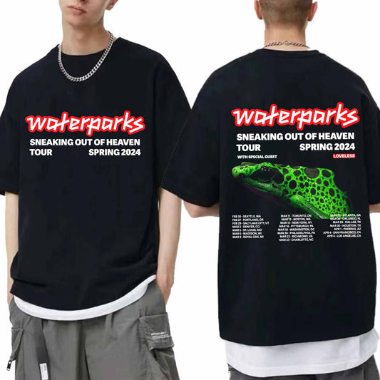 Waterparks 2024 Tour Shirt, Sneaking Out of Heaven 2024 Spring Tour Shirt
